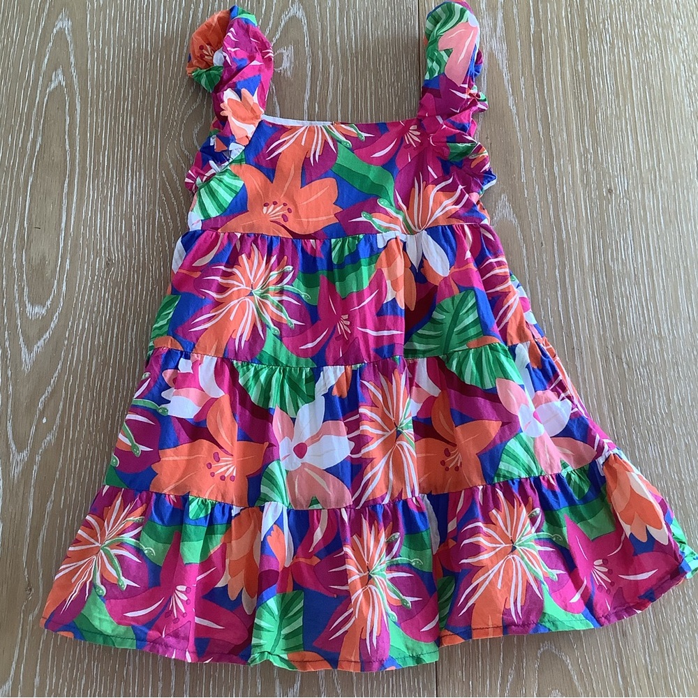 JANIE AND JACK | floral maxi dress 2T